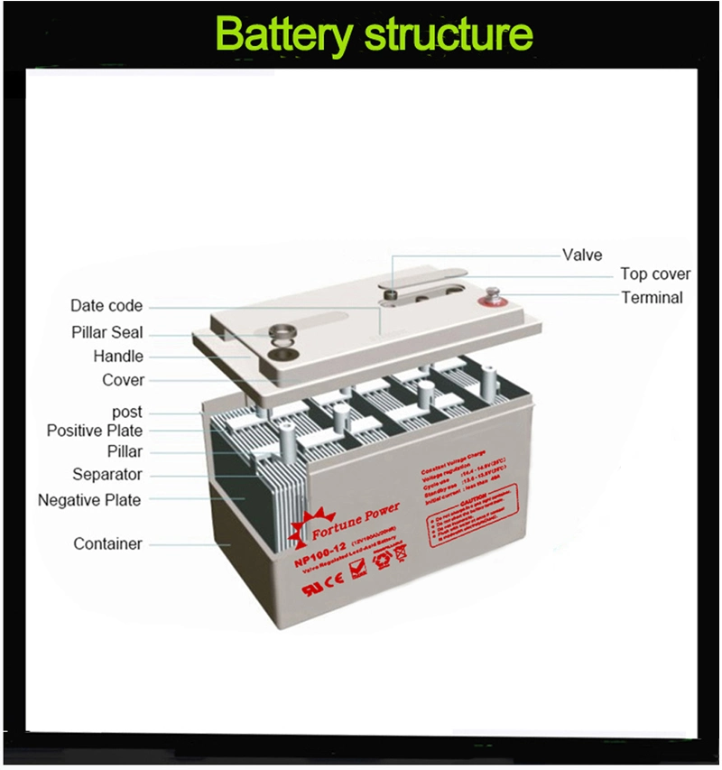 12V 200ah Solar Gel Battery Rechargeable Powerful Battery