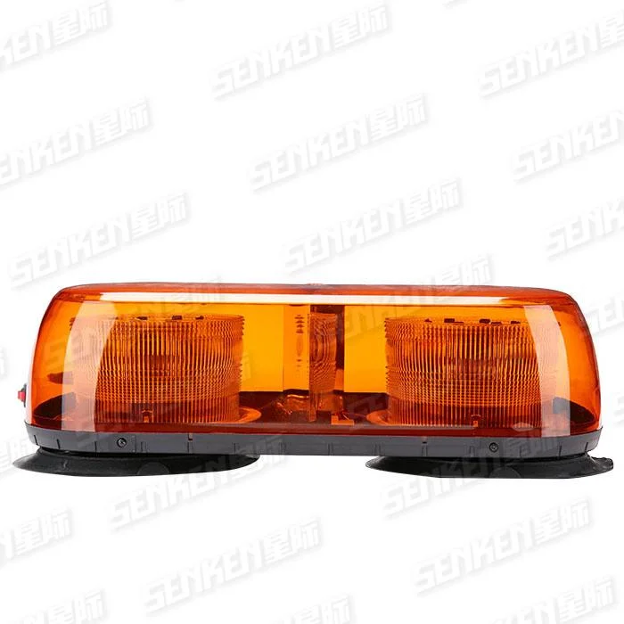 Senken 12V IP65 Red/White/Blue/Amber Mini Light Bright LED Warning Light Bar for Car